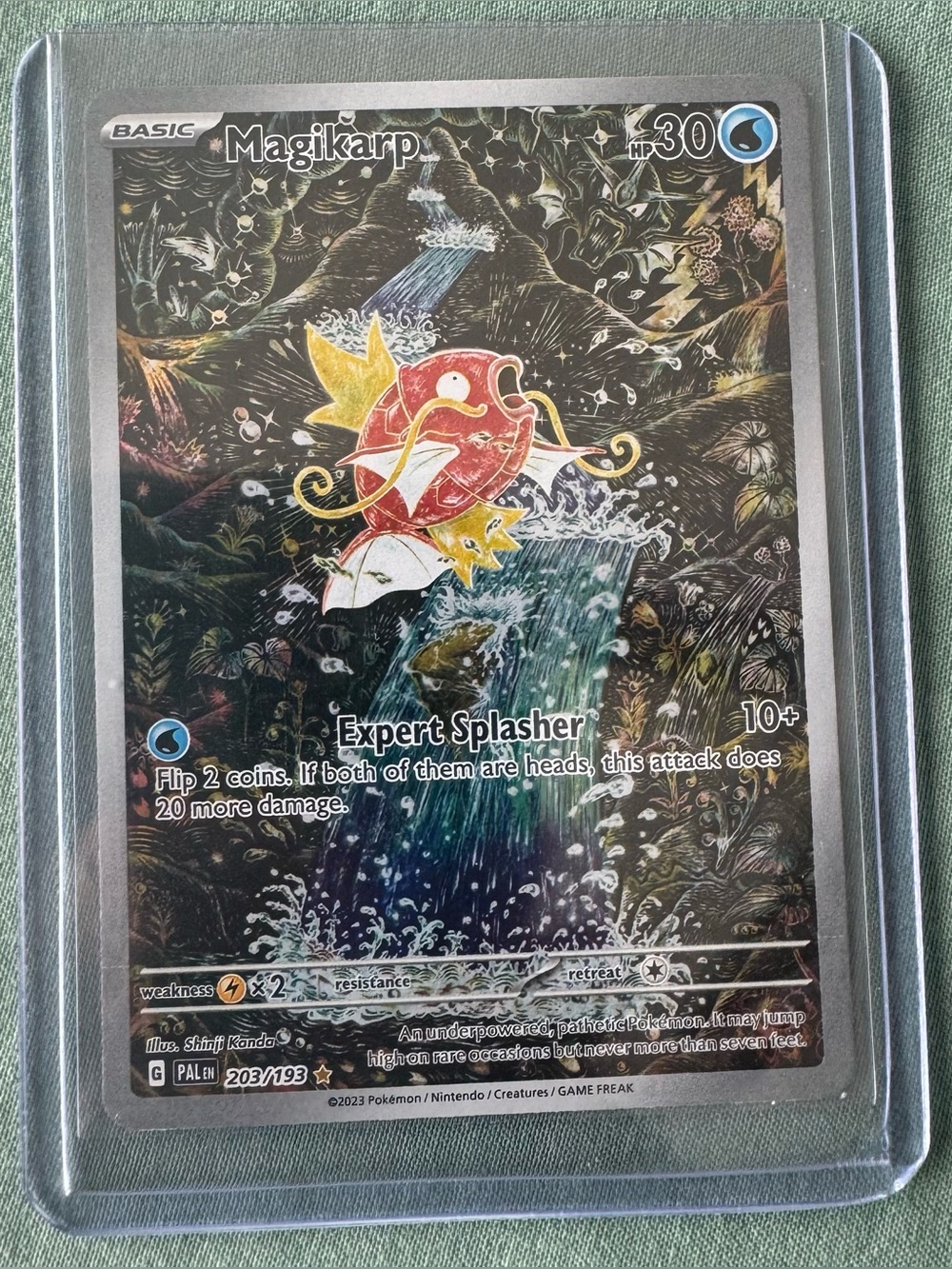 Magikarp Pokémon illustration rate Card